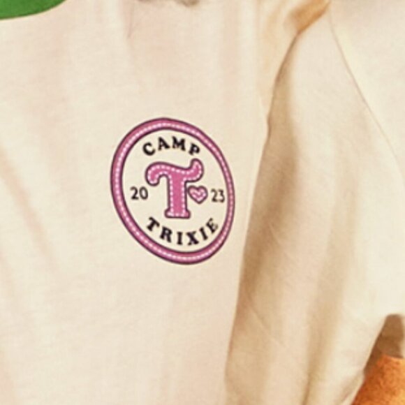 Camp Trixie Limited Edition Ringer Tee + socks Trixie Cosmetics Tee 2XL Socks OS - Picture 12 of 14